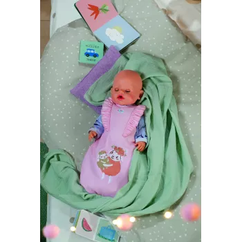 Puppenschlafsack ZAPF BABY born Schlafsack Flower, Stoff, faltbar, für Kinder ab 3 Jahren