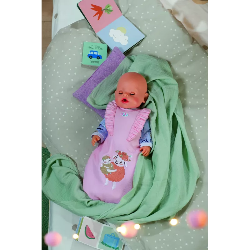 Puppenschlafsack ZAPF BABY born Schlafsack Flower, Stoff, faltbar, für Kinder ab 3 Jahren