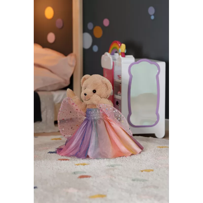 Puppenkleid ZAPF BABY born Rainbow-Nachthemd für 3–12 Jahre, Textil, mehrfarbig, faltbar