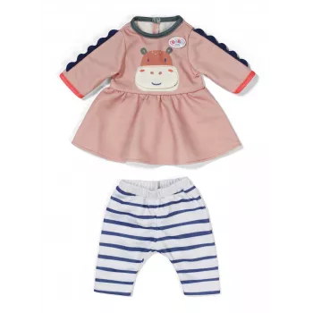 Puppenkleid ZAPF BABY born Kleid Dschungel für 36 cm Puppen, mehrfarbig, faltbar, ab 1 Jahr