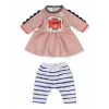 Puppenkleid ZAPF BABY born Kleid Dschungel für 36 cm Puppen, mehrfarbig, faltbar, ab 1 Jahr