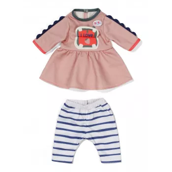 Puppenkleid ZAPF BABY born Kleid Dschungel für 36 cm Puppen, mehrfarbig, faltbar, ab 1 Jahr