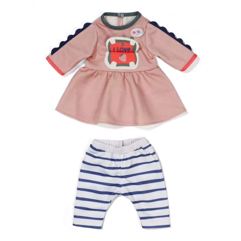 Puppenkleid ZAPF BABY born Kleid Dschungel für 36 cm Puppen, mehrfarbig, faltbar, ab 1 Jahr
