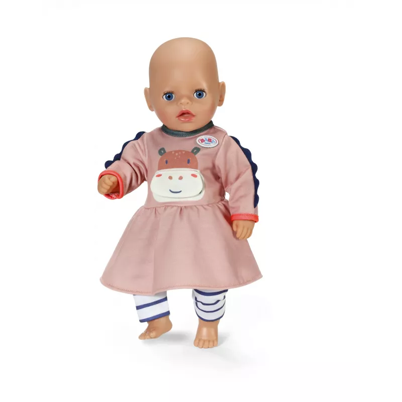 Puppenkleid ZAPF BABY born Kleid Dschungel für 36 cm Puppen, mehrfarbig, faltbar, ab 1 Jahr