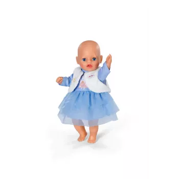 Puppenkleid ZAPF BABY born Winterkleid für 36 cm Puppen, mehrfarbig, faltbar, Alter 1+