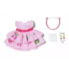 Puppenkleid ZAPF BABY born Kleid mit Pinplay für 43 cm Puppe, mehrfarbig, faltbar, Alter 3+