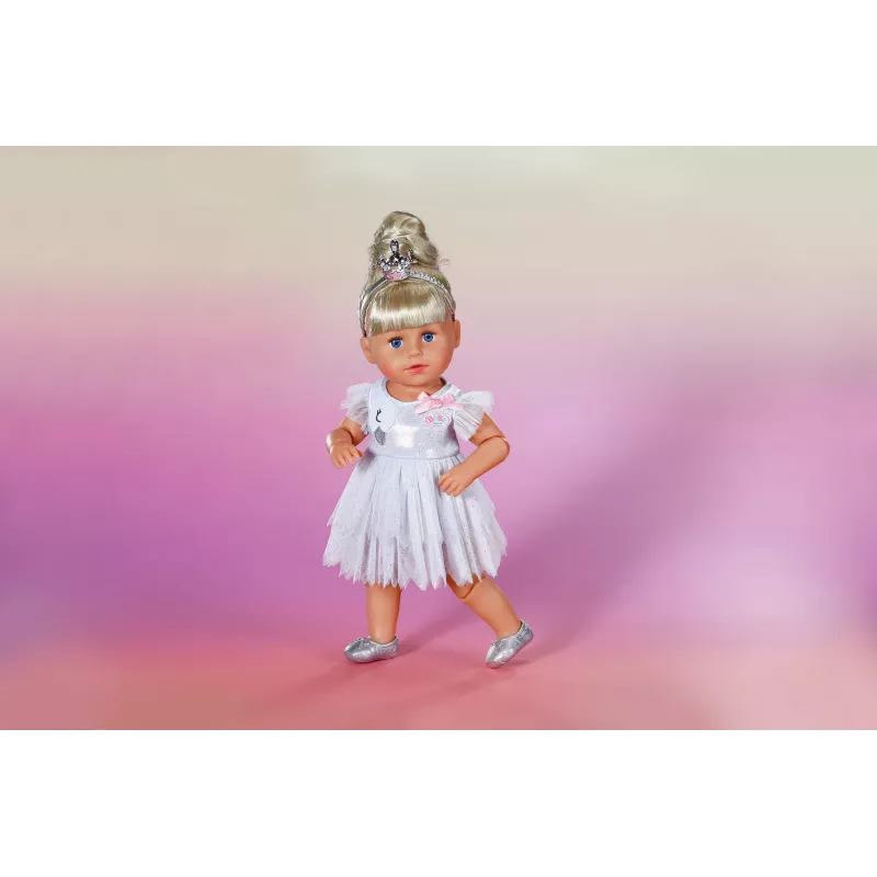Puppenkleidungsset ZAPF BABY born Ballerina-Outfit für 43 cm Puppen, mehrfarbig, empfohlenes Alter 3+