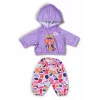 Puppenkleidungsset ZAPF BABY born Hoodie Outfit für 43 cm Puppen, mehrfarbig, empfohlenes Alter 3+