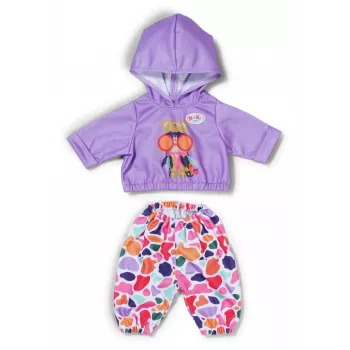 Puppenkleidungsset ZAPF BABY born Hoodie Outfit für 43 cm Puppen, mehrfarbig, empfohlenes Alter 3+