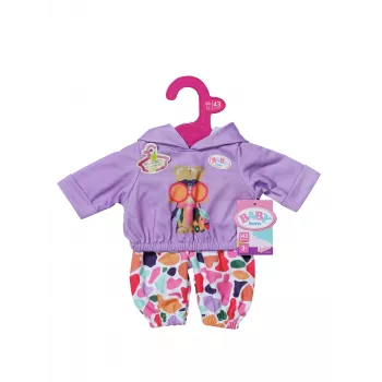 Puppenkleidungsset ZAPF BABY born Hoodie Outfit für 43 cm Puppen, mehrfarbig, empfohlenes Alter 3+