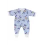 Puppen-Strampler ZAPF BABY born Strampler Blau für 43 cm Puppen, Stoff, faltbar, Alter 3+