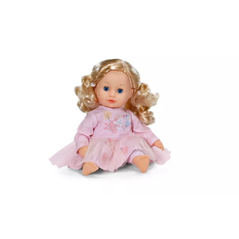 Puppenkleidungsset ZAPF BABY born Kleid Rose für 36 cm Puppen, mehrfarbig, faltbar, Alter 1+