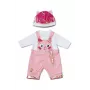 Puppenkleiderset ZAPF BABY born Strampler mit Mütze für 43 cm Puppen, mehrfarbig, faltbar, ab 3 Jahren