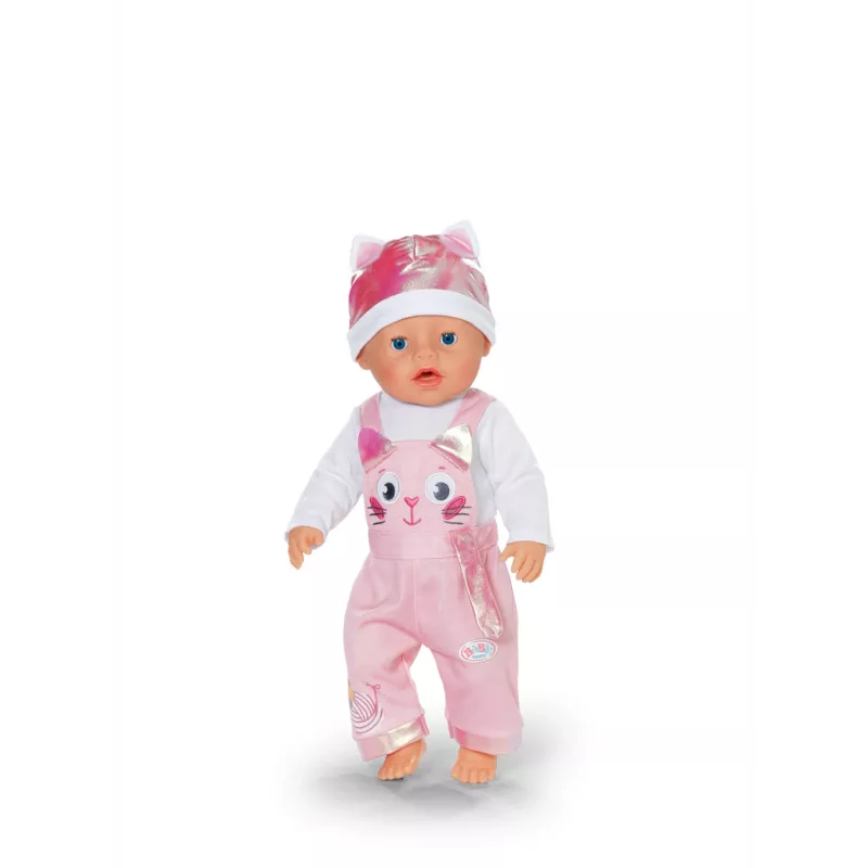 Puppenkleiderset ZAPF BABY born Strampler mit Mütze für 43 cm Puppen, mehrfarbig, faltbar, ab 3 Jahren