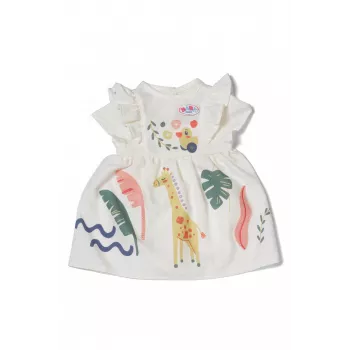 Puppenkleid ZAPF BABY born Giraffe für 43 cm Puppen, mehrfarbig, faltbar, ab 3 Jahren