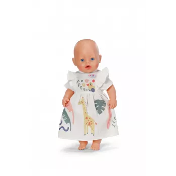 Puppenkleid ZAPF BABY born Giraffe für 43 cm Puppen, mehrfarbig, faltbar, ab 3 Jahren