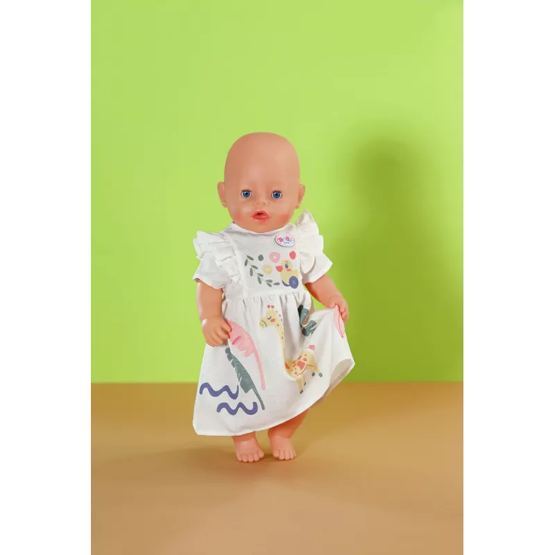 Puppenkleid ZAPF BABY born Giraffe für 43 cm Puppen, mehrfarbig, faltbar, ab 3 Jahren
