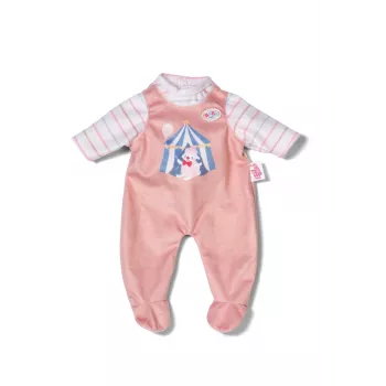 Puppen-Strampler ZAPF BABY born Romper Apricot für 36 cm Puppen, Stoff, mehrfarbig, faltbar, Alter 1+