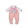 Puppen-Strampler ZAPF BABY born Romper Apricot für 36 cm Puppen, Stoff, mehrfarbig, faltbar, Alter 1+