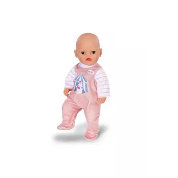 Puppen-Strampler ZAPF BABY born Romper Apricot für 36 cm Puppen, Stoff, mehrfarbig, faltbar, Alter 1+