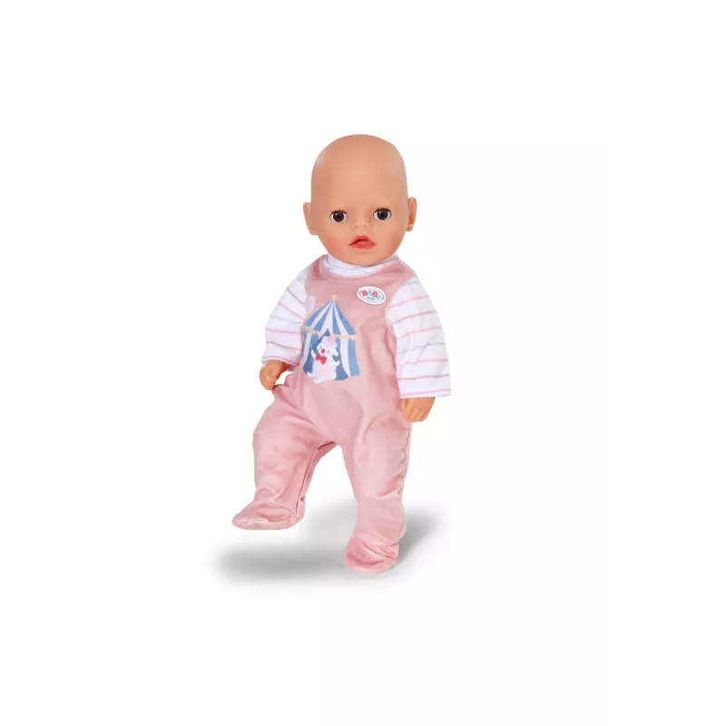 Puppen-Strampler ZAPF BABY born Romper Apricot für 36 cm Puppen, Stoff, mehrfarbig, faltbar, Alter 1+