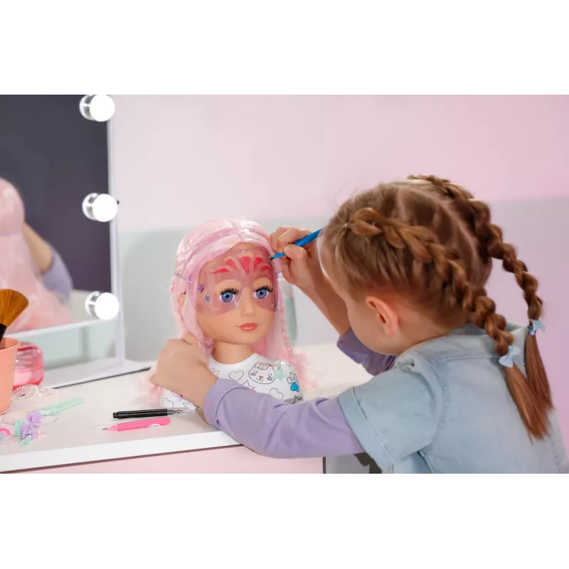 BABY born Styling Head Artist, Makeup/Styling-Puppenkopf, Weiblich, 3 Jahr(e), Mehrfarbig