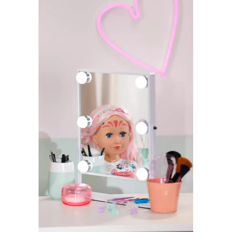 BABY born Styling Head Artist, Makeup/Styling-Puppenkopf, Weiblich, 3 Jahr(e), Mehrfarbig