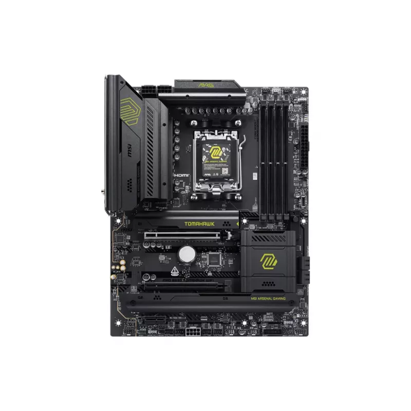 Motherboard MSI MAG B850 TOMAHAWK WIFI, AMD B850, Socket AM5, ATX, DDR5, 4× DIMM, bis zu 256 GB, 5 GbE, Wi‑Fi 7