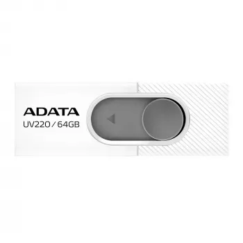 ADATA UV220 USB-Flash-Laufwerk 64 GB USB Typ-A 2.0 Grau, Weiß