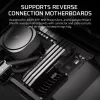 PC-Miditower-Gehäuse CORSAIR FRAME 5000D RS — Schwarz, ATX/EATX-Unterstützung, 3x 140-mm-Frontlüfter, gehärtetes Glas, 250×556×542 mm