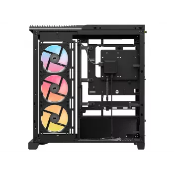 PC-Gehäuse Corsair 4500X LX-R RGB Tempered Glass Midi Tower Schwarz