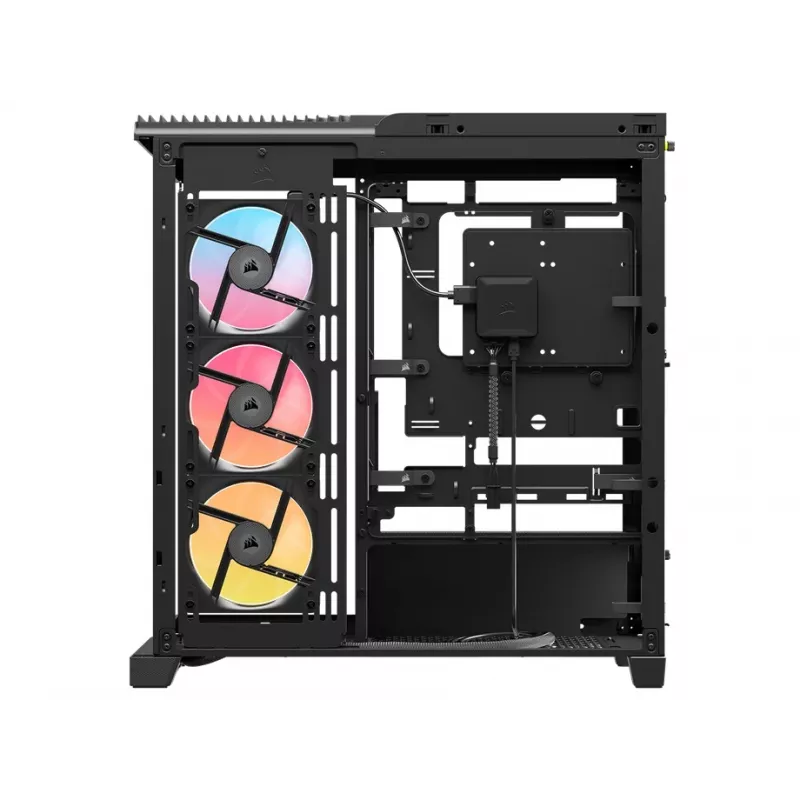 PC-Gehäuse Corsair 4500X LX-R RGB Tempered Glass Midi Tower Schwarz