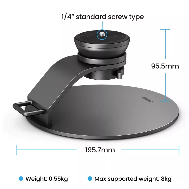 Stand BenQ ST30 – schwarzer Ständer kompatibel mit BenQ-Projektoren, B195,7×T180×H95,5 mm