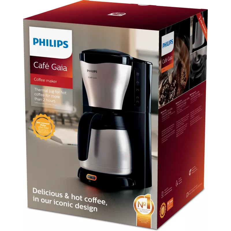 Philips Café Gaia Collection Café Gaia HD7546/20 Filterkaffeemaschine mit Thermoskanne