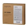 Schnittstellenkarte LOGILINK PC0031 – PCIe-Host, kabelgebundene Konnektivität, 1 Mbit/s