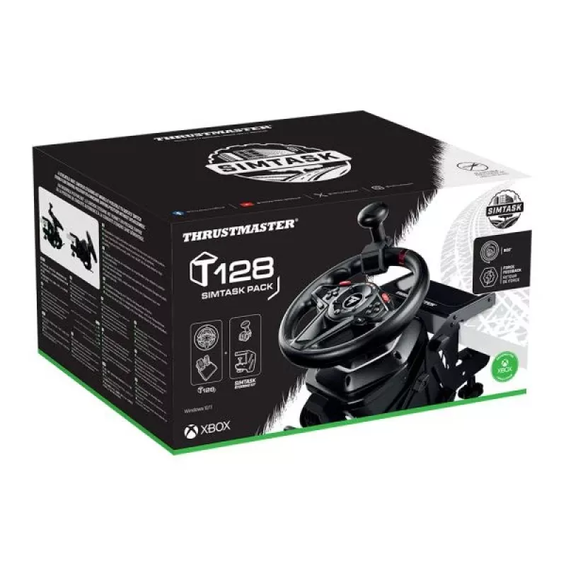 Thrustmaster T128 Schwarz USB Lenkrad + Pedale Analog PC, Xbox One, Xbox Series S, Xbox Series X