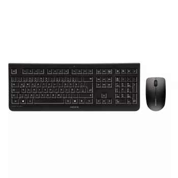 CHERRY DW 3000 Tastatur Maus enthalten Universell RF Wireless AZERTY Französisch Schwarz