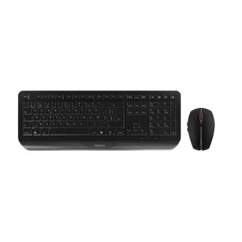 CHERRY Gentix Desktop Tastatur Maus enthalten Büro RF Wireless Swiss Schwarz