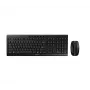 CHERRY Stream Desktop Recharge Tastatur Maus enthalten Universal RF Wireless QWERTZ Deutsch Schwarz