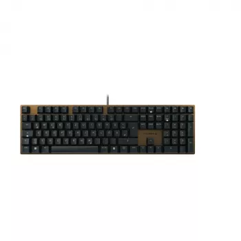 CHERRY KC 200 MX Tastatur Universal USB QWERTZ Deutsch Schwarz, Bronze