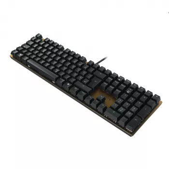 CHERRY KC 200 MX Tastatur Universal USB QWERTZ Deutsch Schwarz, Bronze