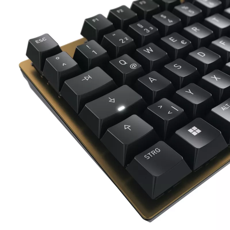 CHERRY KC 200 MX Tastatur Universal USB QWERTZ Deutsch Schwarz, Bronze