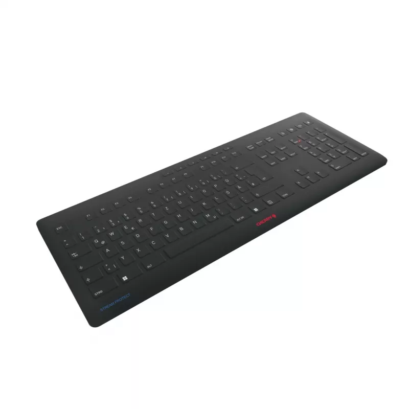 Contour Design Stream Tastatur Universal RF Wireless + USB QWERTZ Deutsch Schwarz