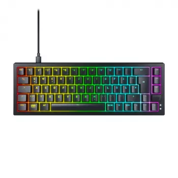 CHERRY K5V2 Compact Tastatur Gaming USB QWERTZ German Schwarz 68 keys RGB LED