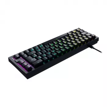 CHERRY K5V2 Compact Tastatur Gaming USB QWERTZ German Schwarz 68 keys RGB LED