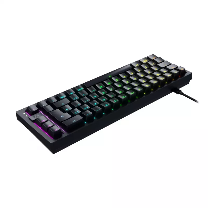 CHERRY K5V2 Compact Tastatur Gaming USB QWERTZ German Schwarz 68 keys RGB LED