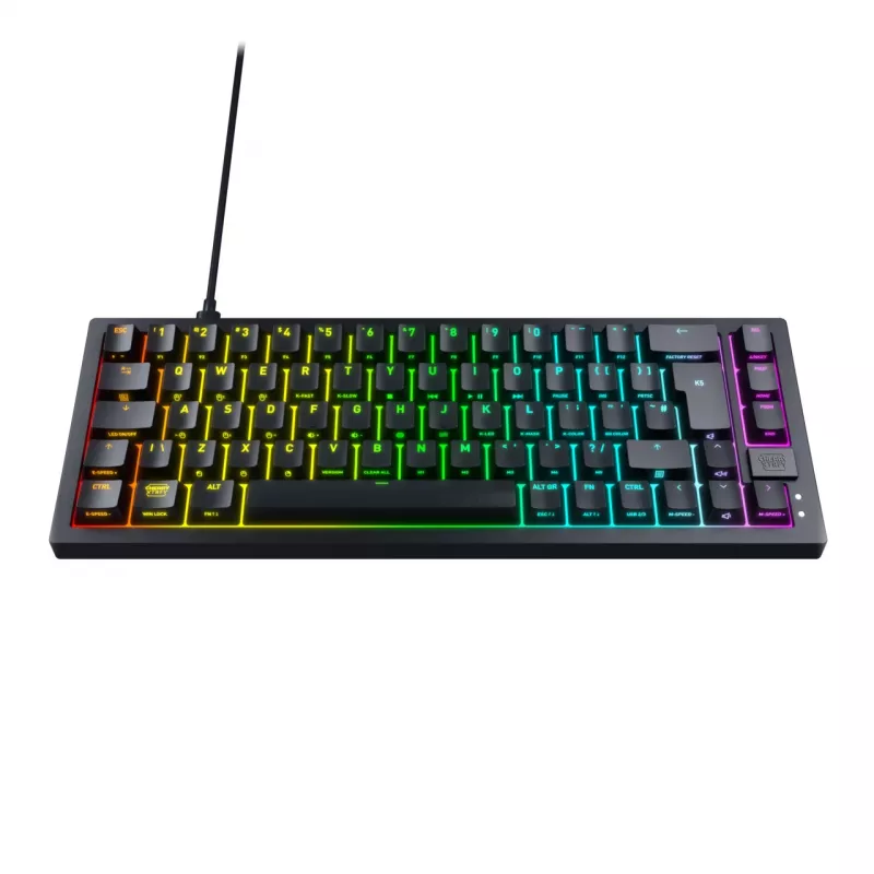 CHERRY K5V2 Compact Tastatur Gaming USB QWERTZ German Schwarz 68 keys RGB LED