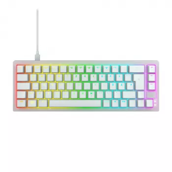 CHERRY K5V2 Kompakttastatur Gaming USB QWERTZ Deutsch Weiß 68 Tasten RGB LED