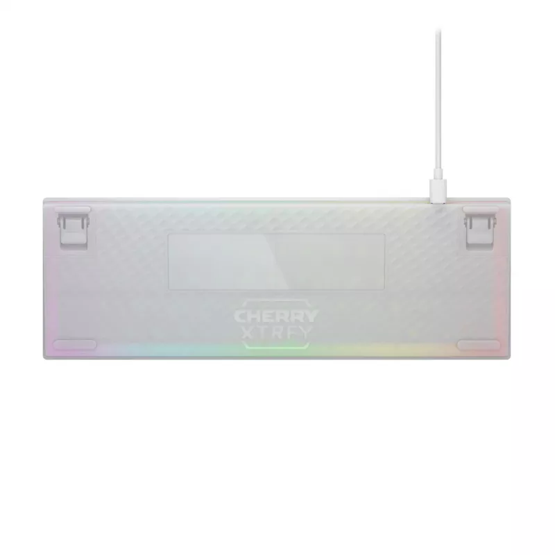 CHERRY K5V2 Kompakttastatur Gaming USB QWERTZ Deutsch Weiß 68 Tasten RGB LED