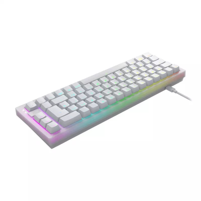 CHERRY K5V2 Kompakttastatur Gaming USB QWERTZ Deutsch Weiß 68 Tasten RGB LED